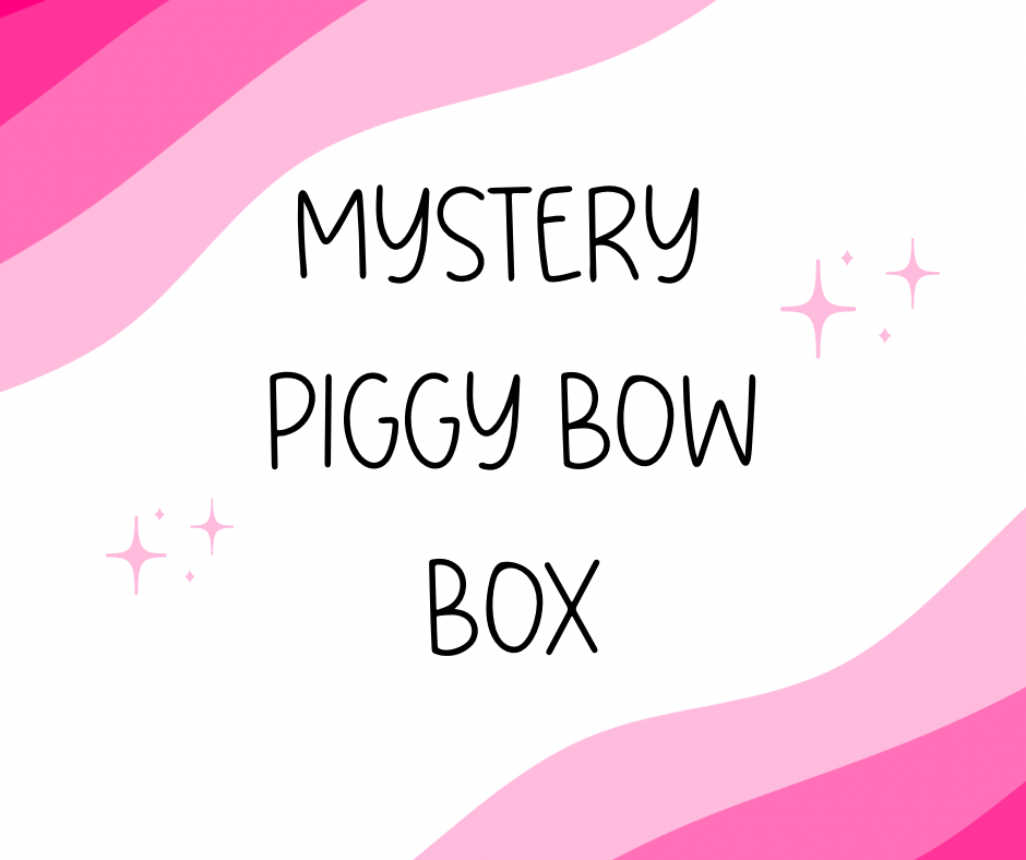 Mystery Piggy Bow Box- 3 Sets