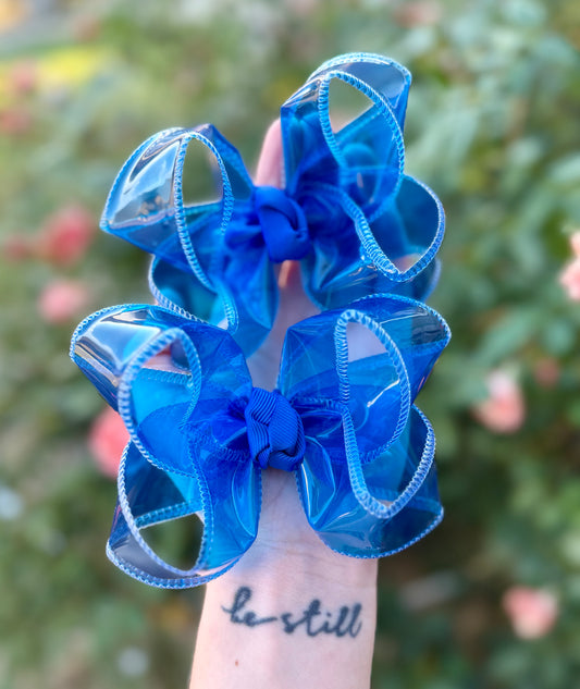 Blue Swim Piggies- 4in