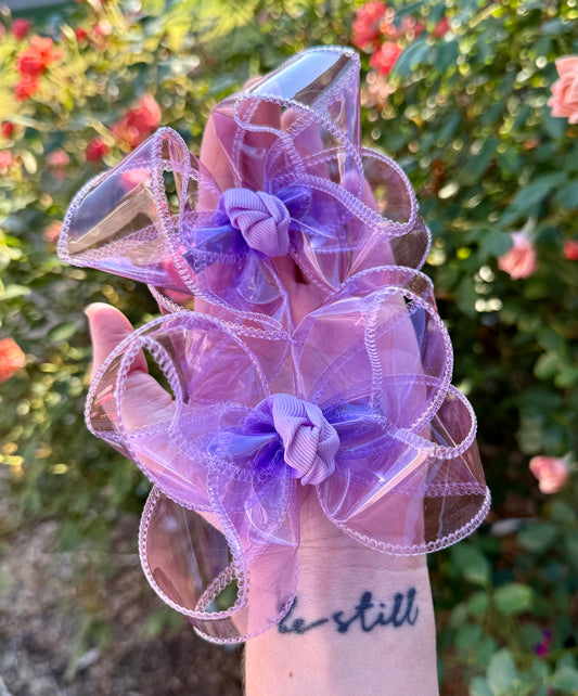 Lilac Swim Piggies